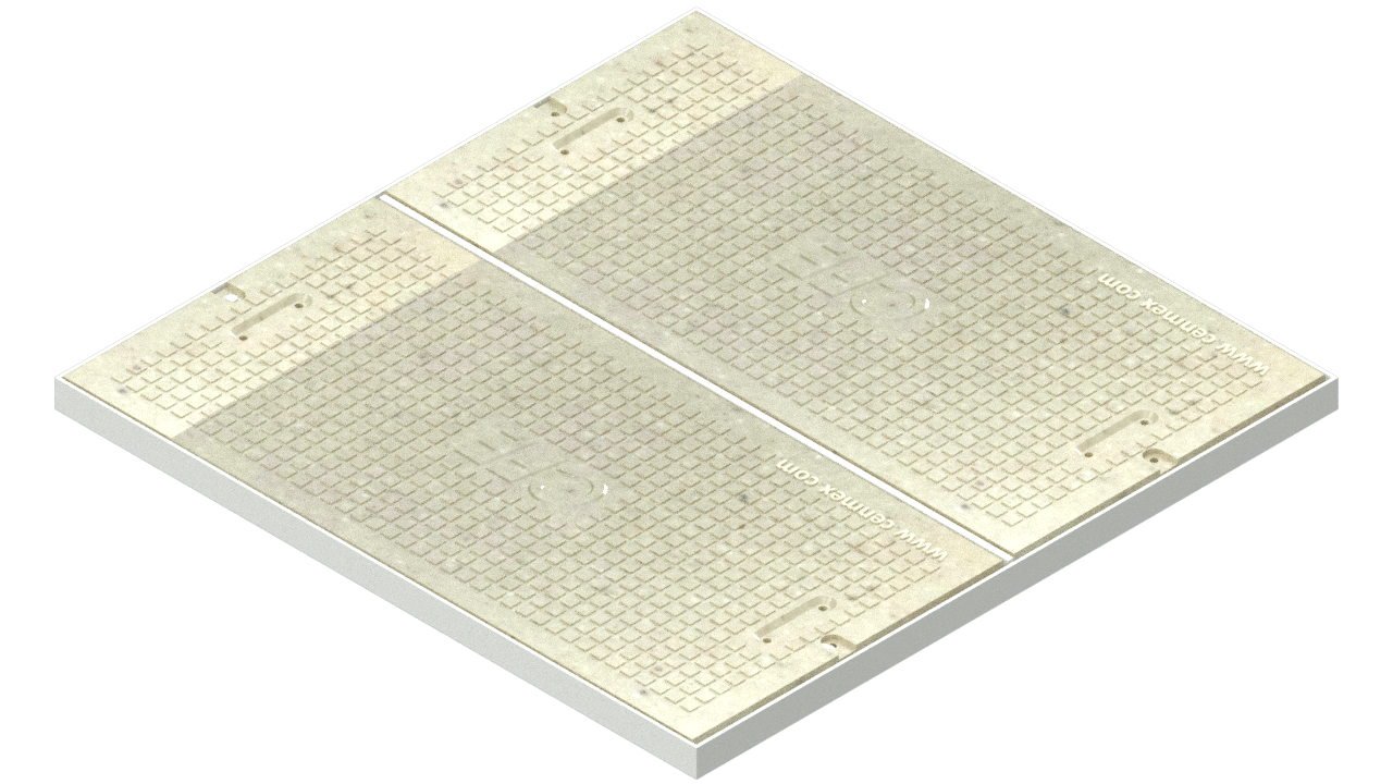 Tapa Ciega de 150x150 Polimérica